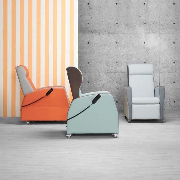 REAS31 Astra Club Manual ReclinerHospital FurnitureTeal Teal