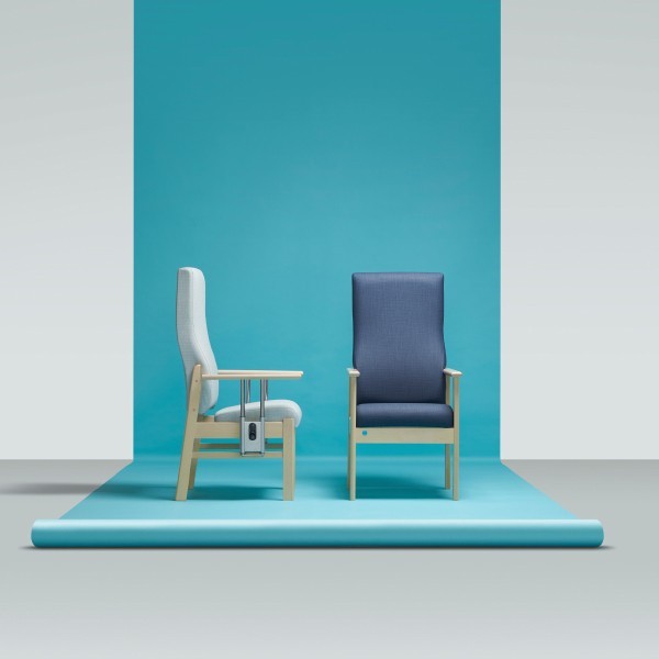 Teal patient and lounge seating