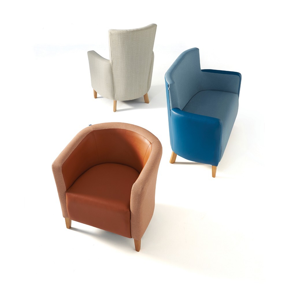 TSCH25 Christie Tub Chair Teal Teal